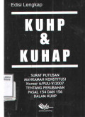 KUHP & KUHAP