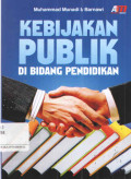 Kebijakan Publik di Bidang Pendidikan
