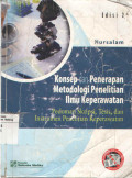Konsep dan Penerapan Metodologi Penelitian Ilmu Keperawatan
