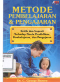 Metode Pembelajaran dan Pengajaran