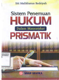 Sistem Penemuan Hukum dalam Masyarakat Primatik
