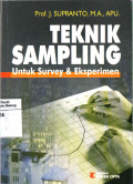 Teknik Sampling untuk survey dan eksperimen