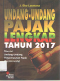 Undang-Undang Pajak Lengkap Tahun 2017